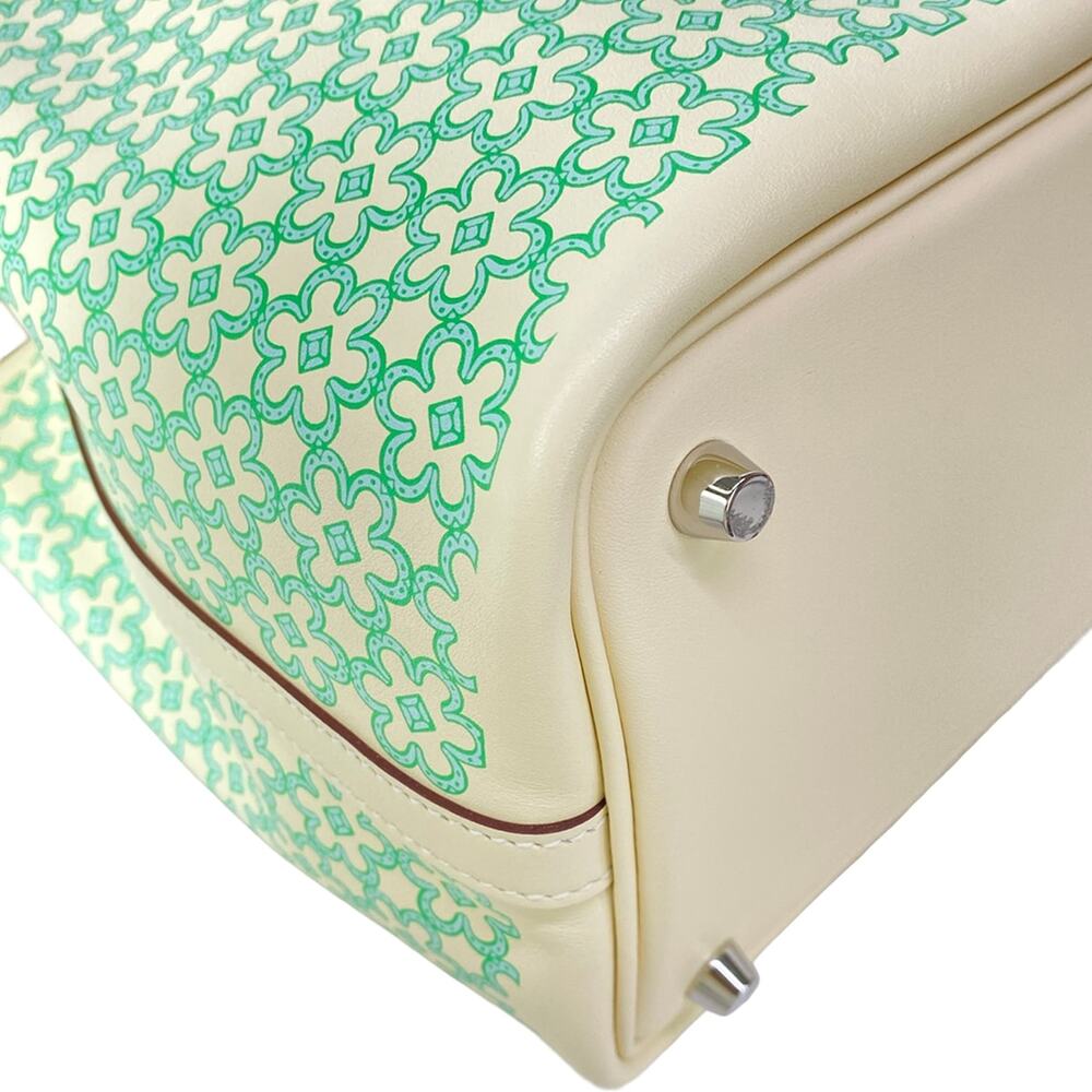 Hermès Picotin Lock PM Lucky Daisy Handbag Nata Vert - Picture 8 of 16